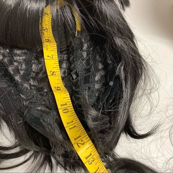 DEMON SLAYE Synthetic Wig black two wigs in one, ponytail extension‎ - Picture 7 of 14